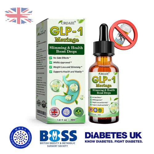 Croaie® GLP-1 Slimming & Health Boost Drops( Food-grade fat burner – Developed by The Obesity Society)